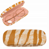 Elegantes Brillenetui mit Zebramuster – 4U Cavaldi