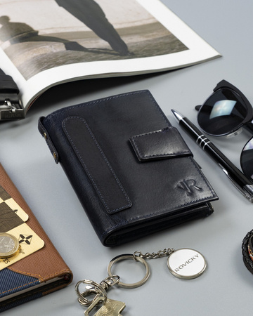 Herren Geldbörse aus Echtleder im Retro-Stil – Rovicky