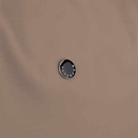 Damen-Shopper aus Polyester in Beige, ein Hauptfach und mit Reißverschluss – Peterson