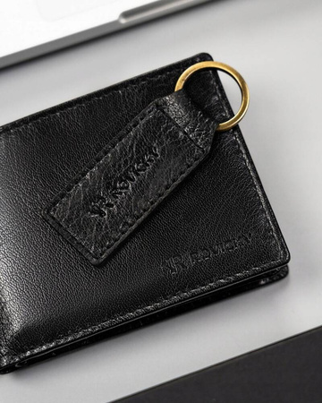 Geschenkset: Herren Geldbörse aus Leder und Schlüsselanhänger – Rovicky