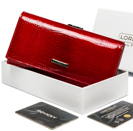 Elegante Damen Geldbörse aus Leder – Lorenti