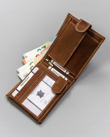 Große Herren Geldbörse aus Leder – Always Wild