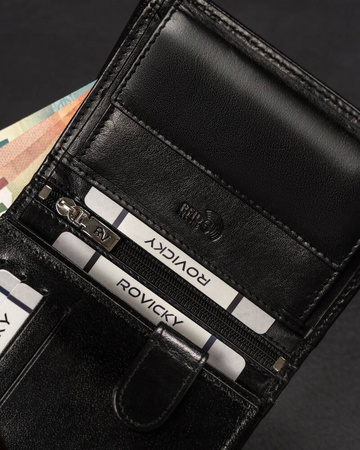 Elegante Herren Geldbörse aus Leder – Rovicky