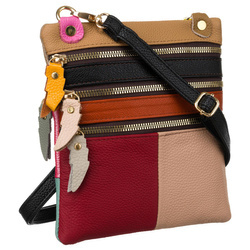Patchwork Damen Tasche aus echtem Leder