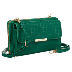 Elegante Mini Damen Handtasche-Geldbörse mit langem, abnehmbarem Riemen – 4U Cavaldi