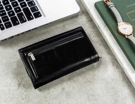 Große Damen Geldbörse aus Leder mit RFID Schutz – 4U Cavaldi