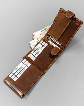 Große Herren Geldbörse aus Leder – Always Wild