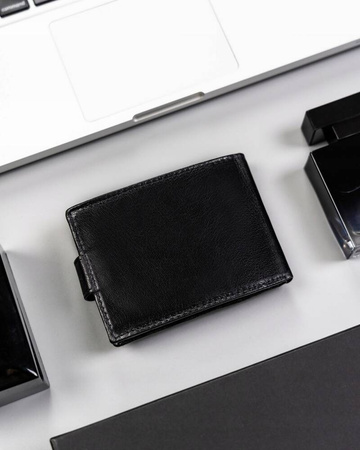 Geschenkset: Herren Geldbörse aus Leder und Schlüsselanhänger – Rovicky