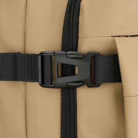 Großer Khaki-Reise-Rucksack mit Laptopfach, zweifach unterteilt – Peterson