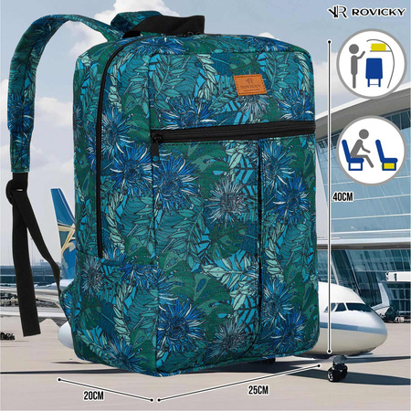 Rucksack mit Koffergurt für das Handgepäck im Flugzeug – Rovicky