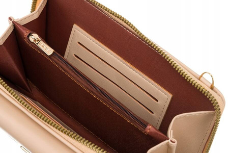 Mini Damen Umhängetasche mit Geldbörsenfunktion und abnehmbarem Riemen – 4U Cavaldi