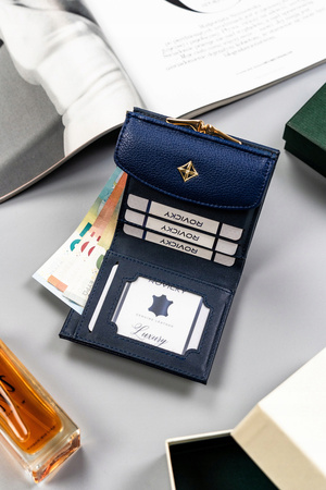 Kleine Damen Geldbörse aus Öko-Leder – Milano Design