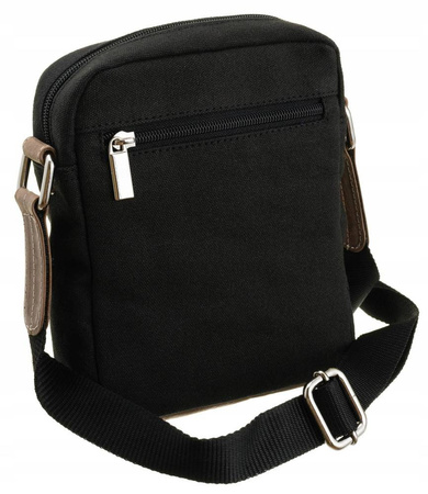 Herren Umhängetasche aus Leder mit Außentasche – Always Wild