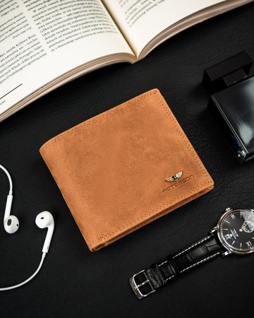 Herren Geldbörse aus Leder mit Fach für Fahrzeugschein – Peterson