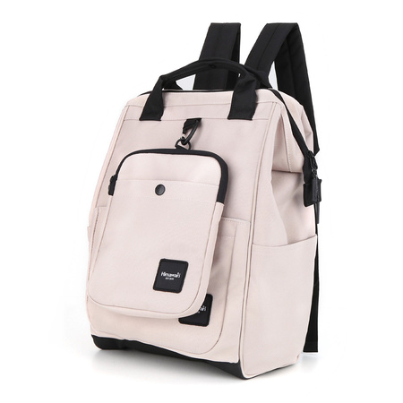 Rosa Damen Reiserucksack mit Tasche – Himawari