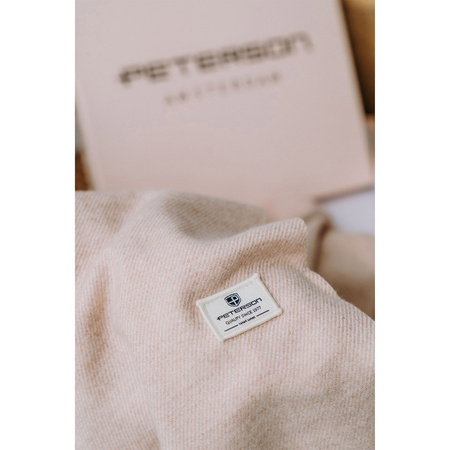 Klassischer Damen Schal mit Fransen in Beige – Peterson