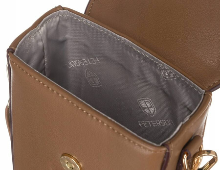 Mini Damen Umhängetasche-Portemonnaie aus Öko-Leder – Peterson