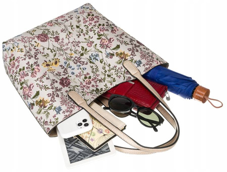 Shopper Tasche aus Öko-Leder – David Jones