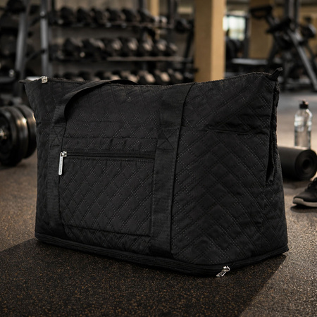 Schwarze, trainingstasche aus Polyester, mit einem Fach - Peterson