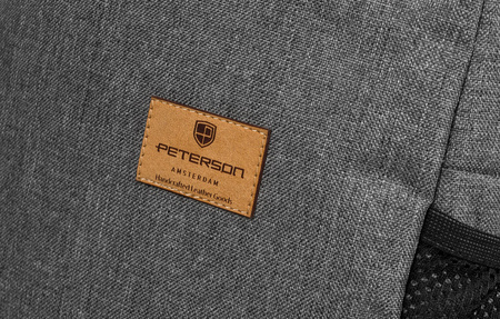 Sportlicher Rucksack aus Stoff mit Flaschenhalter – Peterson