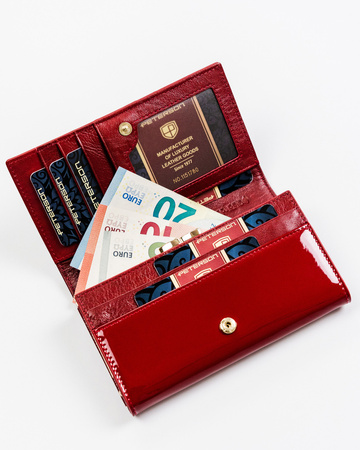 Damen Geldbörse aus Leder mit Schlangenledermuster – Peterson