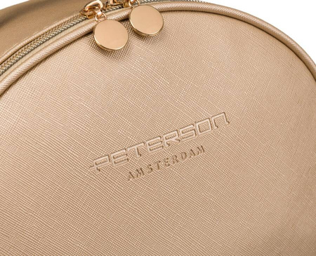 Damen Kosmetiktasche in Kofferform aus Öko-Leder – Peterson