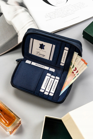 Große, horizontale Damen Geldbörse aus Öko-Leder – 4U Cavaldi