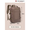 Beiger Reise-Rucksack aus Cordura mit USB-Anschluss – Peterson