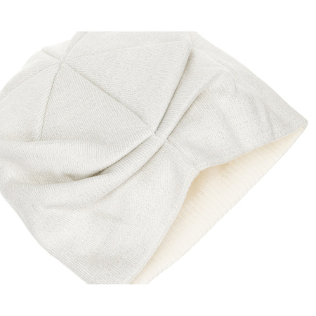 Weiße Damen Mütze mit Blumenstickerei – Peterson