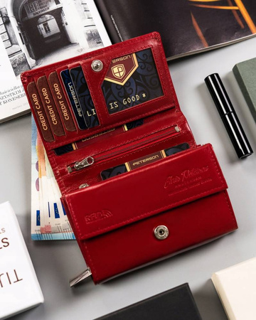 Mittlere Damen Geldbörse aus Echtleder – Peterson