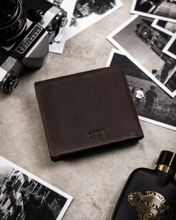 Geschenkset: Herren Geldbörse aus Leder und Schlüsselanhänger – Peterson