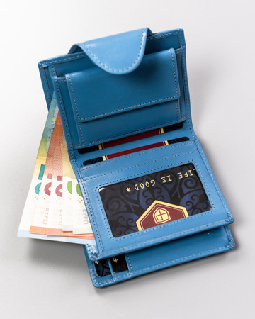 Damen Geldbörse aus Leder mit RFID-Schutz – Peterson