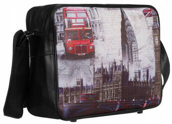 Geräumige, jugendliche Umhängetasche mit breitem Gurt – Loren