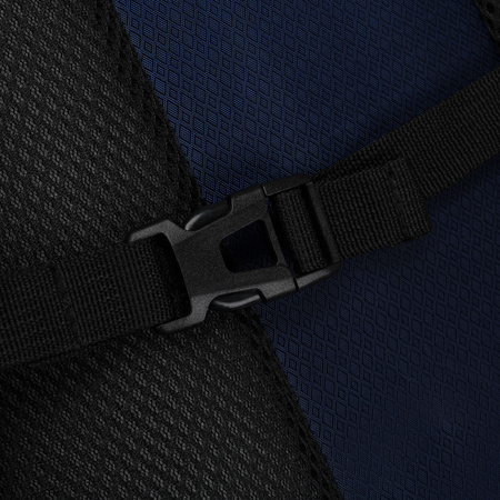 Wanderrucksack aus Polyester in Marineblau-Schwarz – Peterson