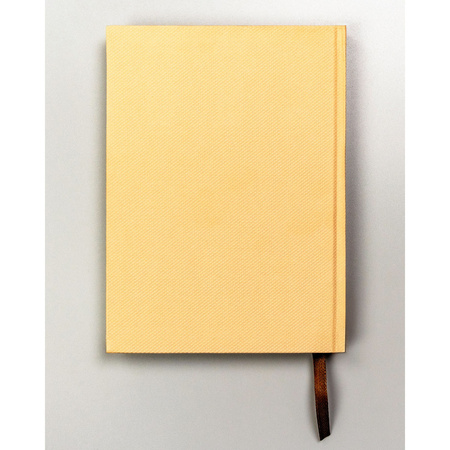 Beiger Notizblock mit festem Einband im B6-Format, bedruckt mit Punkten – Peterson