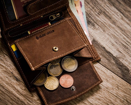 Herren Geldbörse aus Leder hochformat mit RFID-Schutz – Peterson