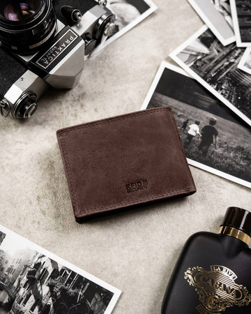 Geschenkset: herren geldbörse aus Leder mit Schlüsselanhänger – Peterson