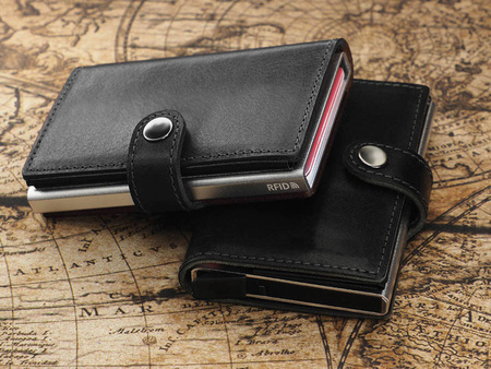 Herren Geldbörse aus Leder mit Verschluss – Peterson