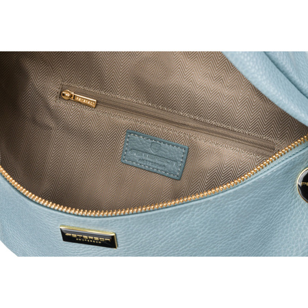 Modische sportliche blaue Damen Gürteltasche für Hüfte, Schulter oder Crossbody aus Öko-Leder – Peterson