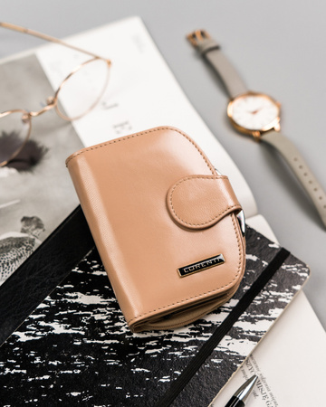 Damen Geldbörse Leder 43972-CIS-3320 BEIGE