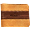 Braune Herren Geldbörse ohne Verschluss aus Öko-Leder – Peterson
