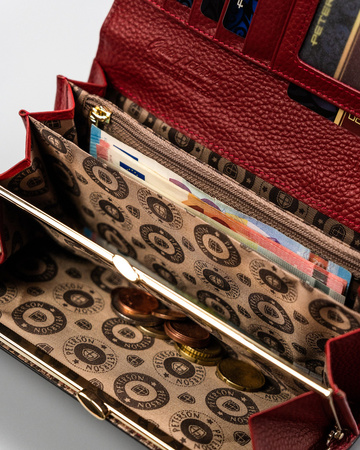 Große Damen Geldbörse mit Schlangenmuster – Peterson