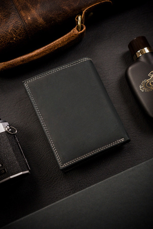 Klassische, große Herren Geldbörse aus echtem Leder – Always Wild