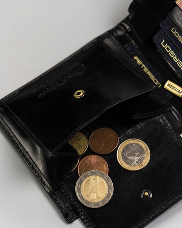 Große Herren Geldbörse ohne äußeren Verschluss – Peterson