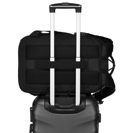 Geräumiger schwarzer Reiserucksack mit Vakuumfach & Laptopfach – Peterson