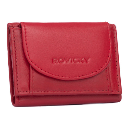 Kleine Damen Geldbörse aus echtem Leder – Rovicky