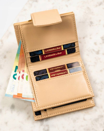 Kleine Damen Geldbörse aus Öko-Leder – Peterson