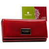 Modische Damen-Geldbörse rot aus Lackleder - Peterson