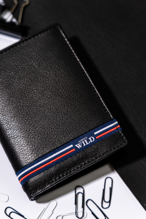 Herren-Geldbörse aus Leder ohne Verschluss - Always Wild