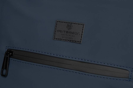 Dunkelblauer Sport-Rucksack mit atmungsaktivem Rückenmaterial – Peterson